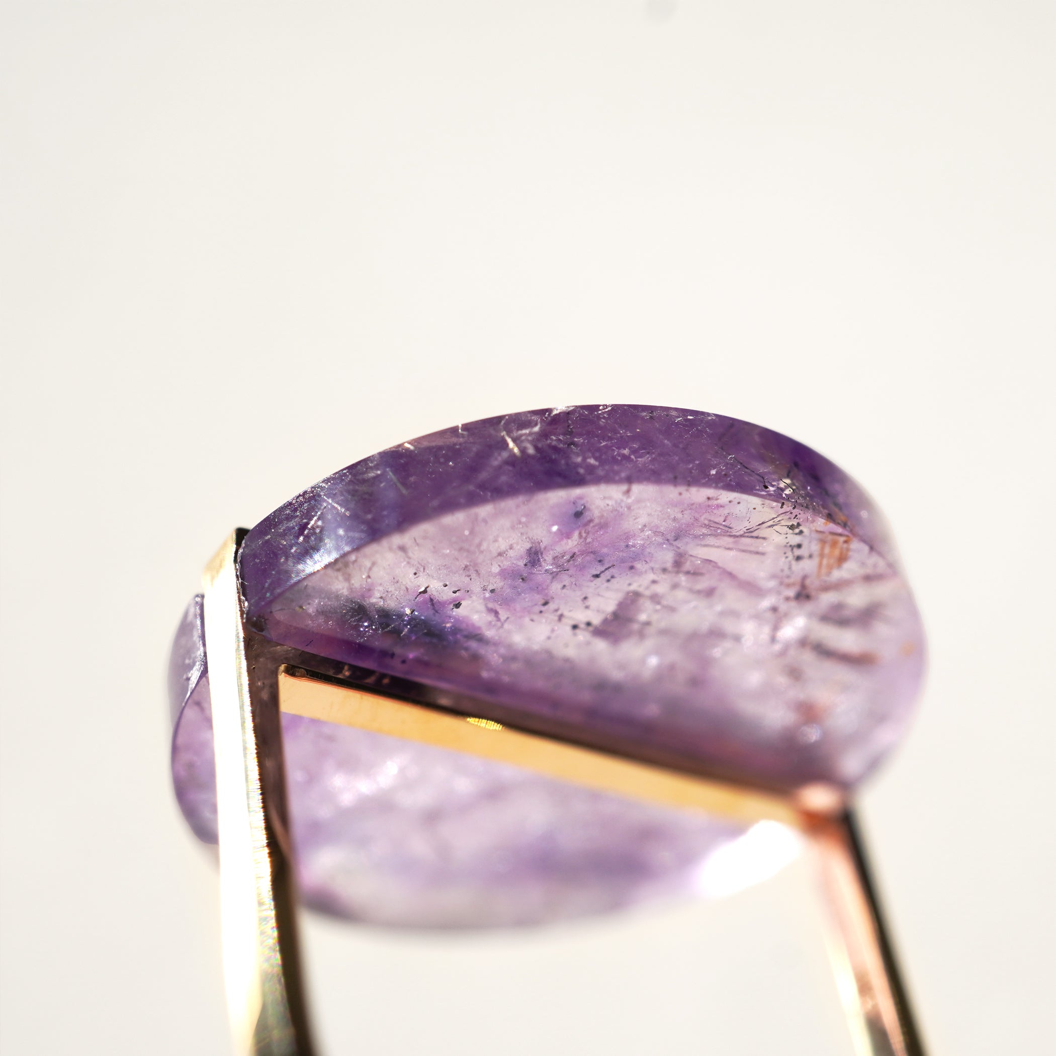 SLICE RING AMETHYST #3244