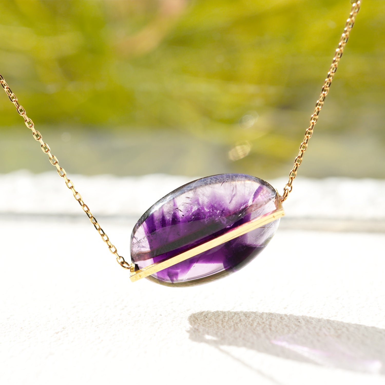 BAND NECKLACE AMETHYST ELESTIAL #3266