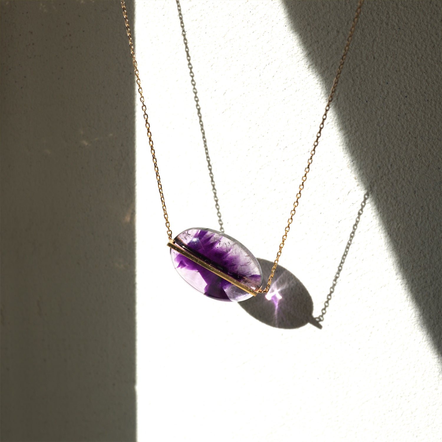 BAND NECKLACE AMETHYST ELESTIAL #3266