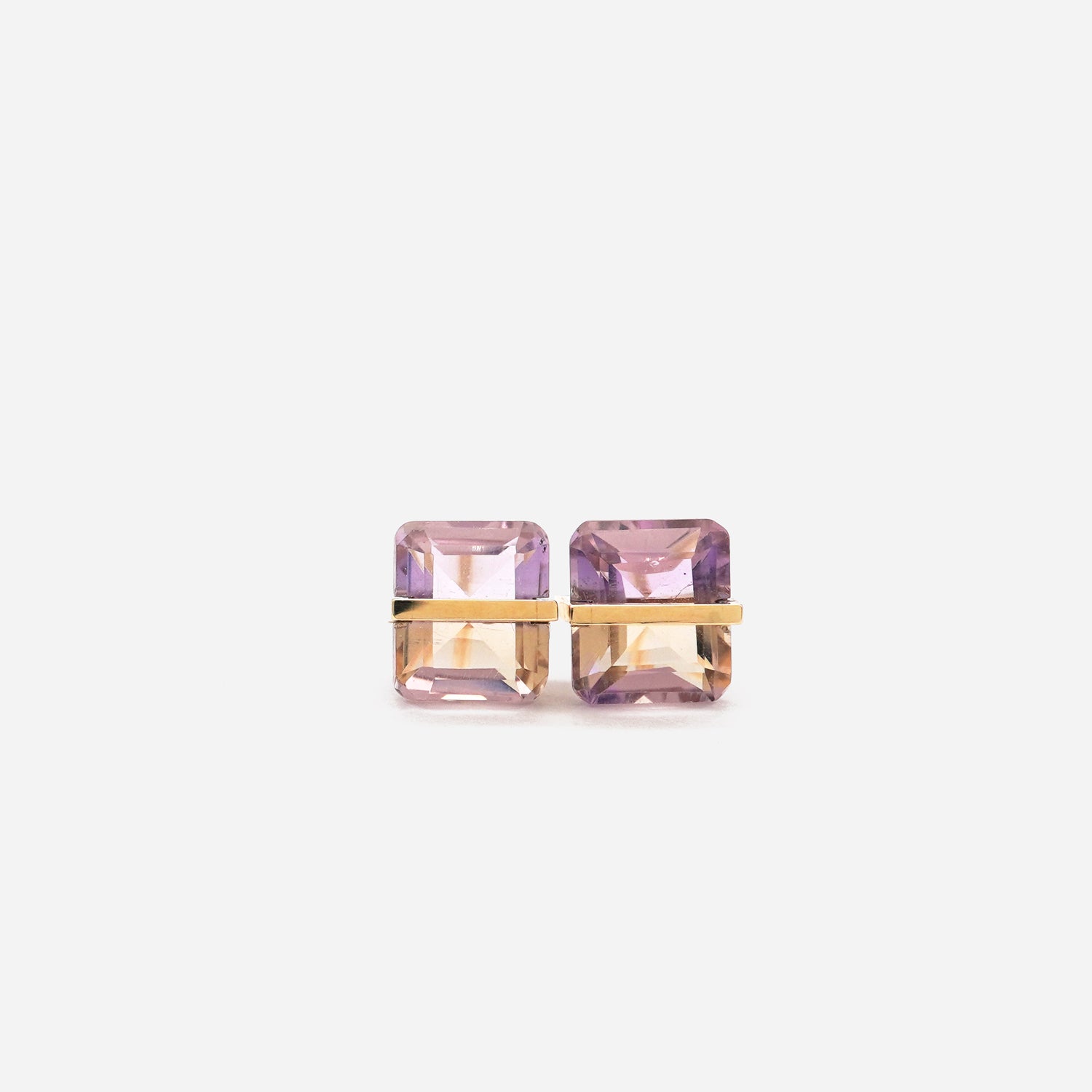BAND EARRINGS AMETRINE #2948