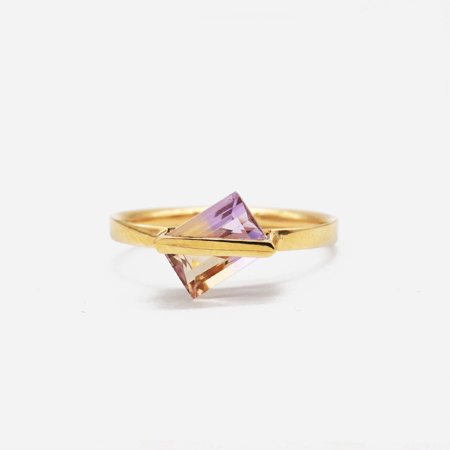BAND RING AMETRINE #3033