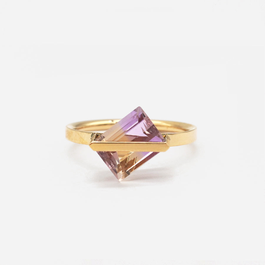 BAND RING AMETRINE#3761