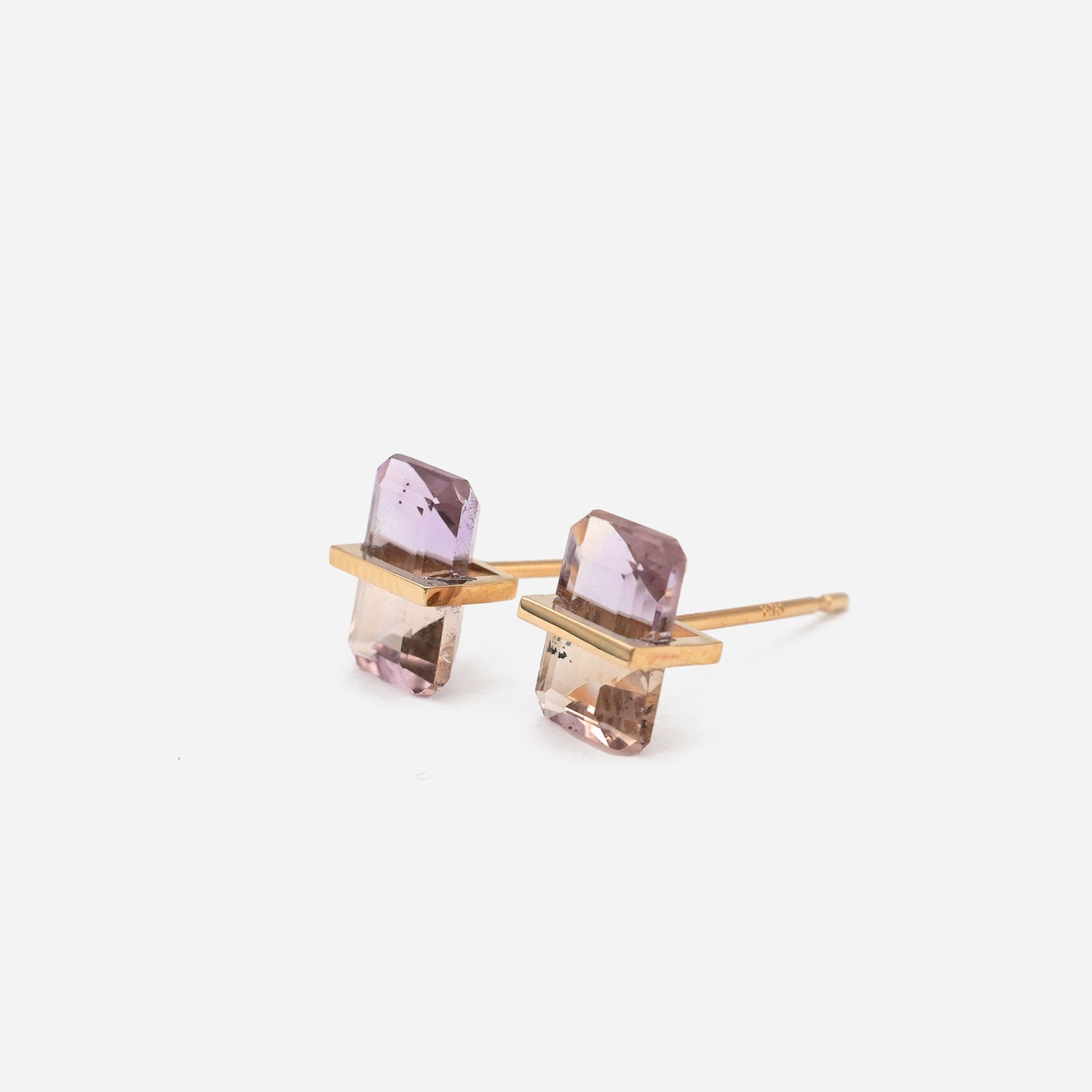 BAND EARRINGS AMETRINE #3317