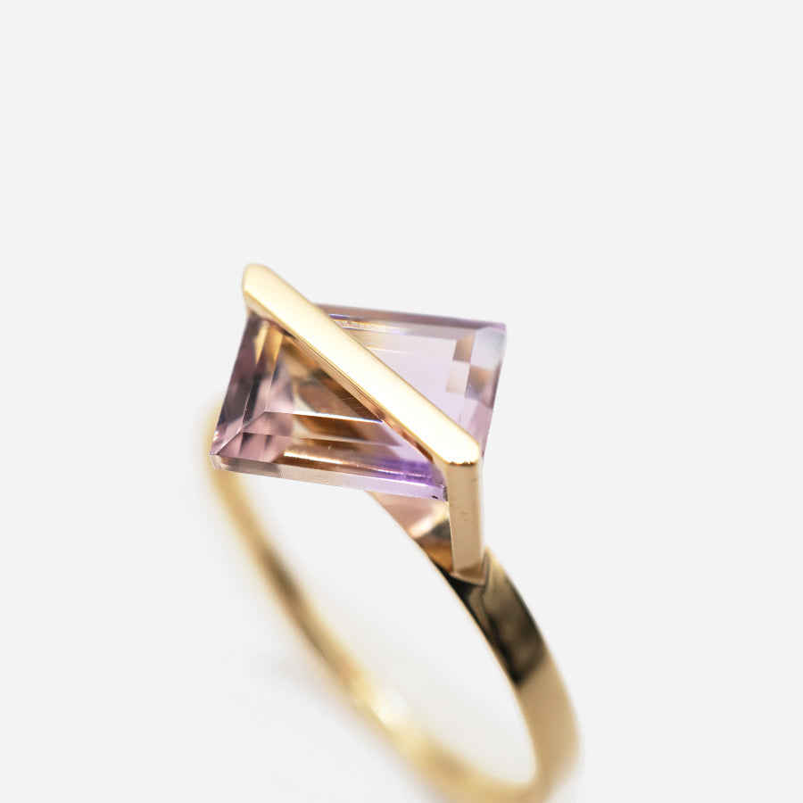 BAND RING AMETRINE#3761