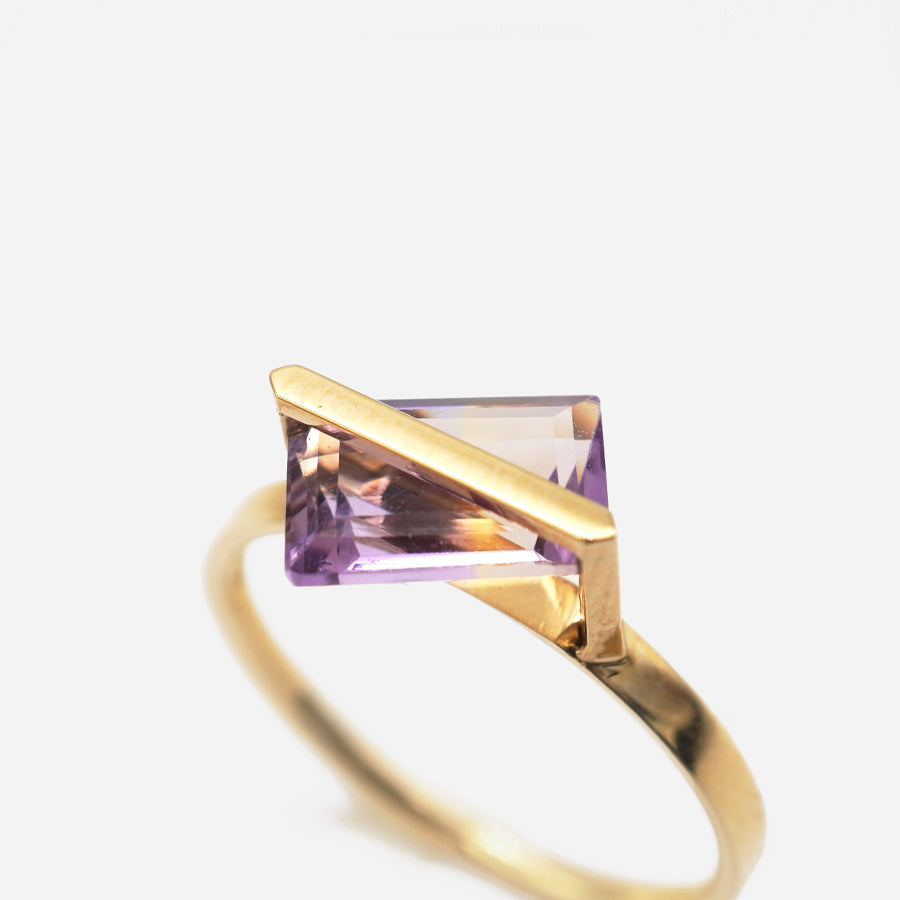 BAND RING AMETRINE#3762