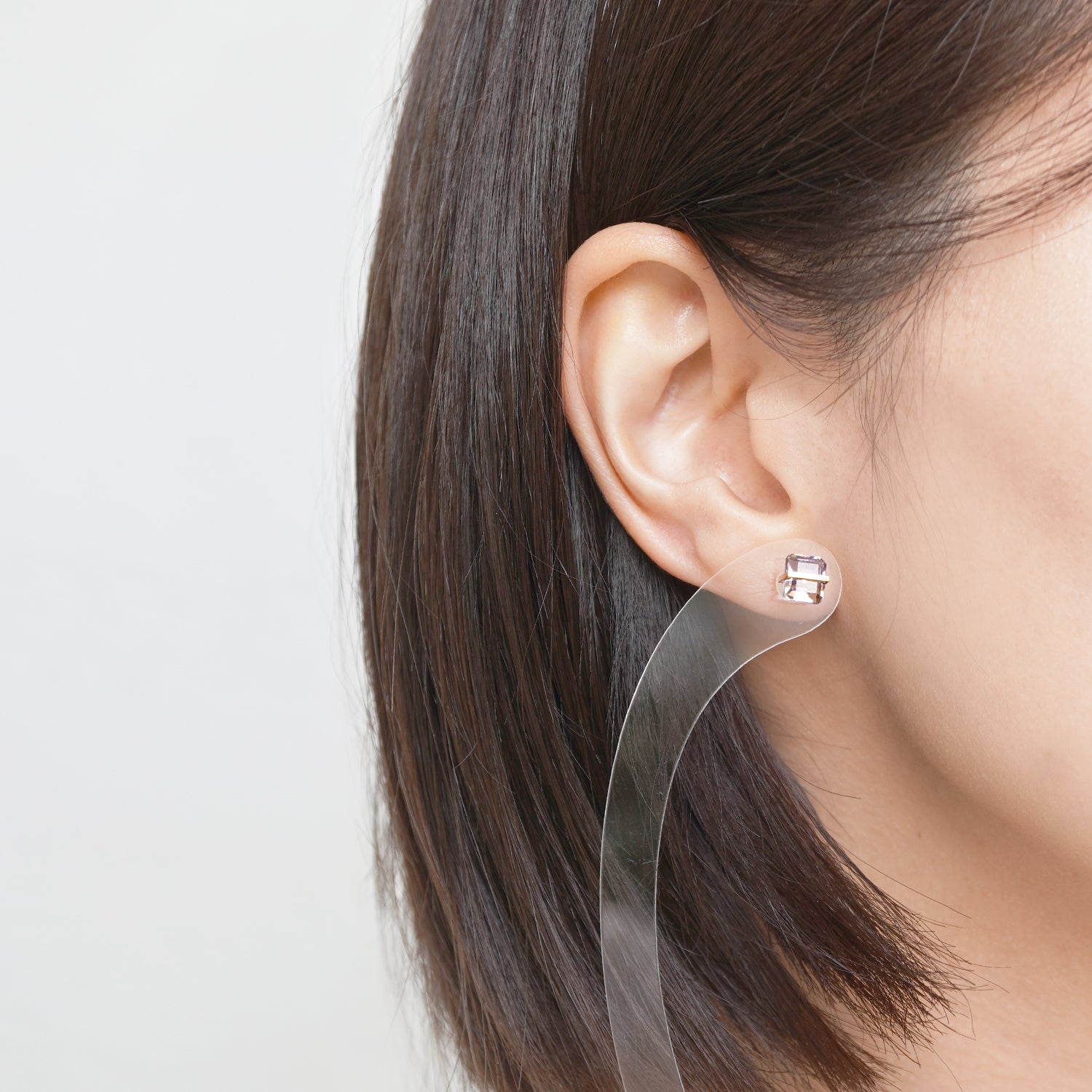 BAND EARRINGS AMETRINE #2948