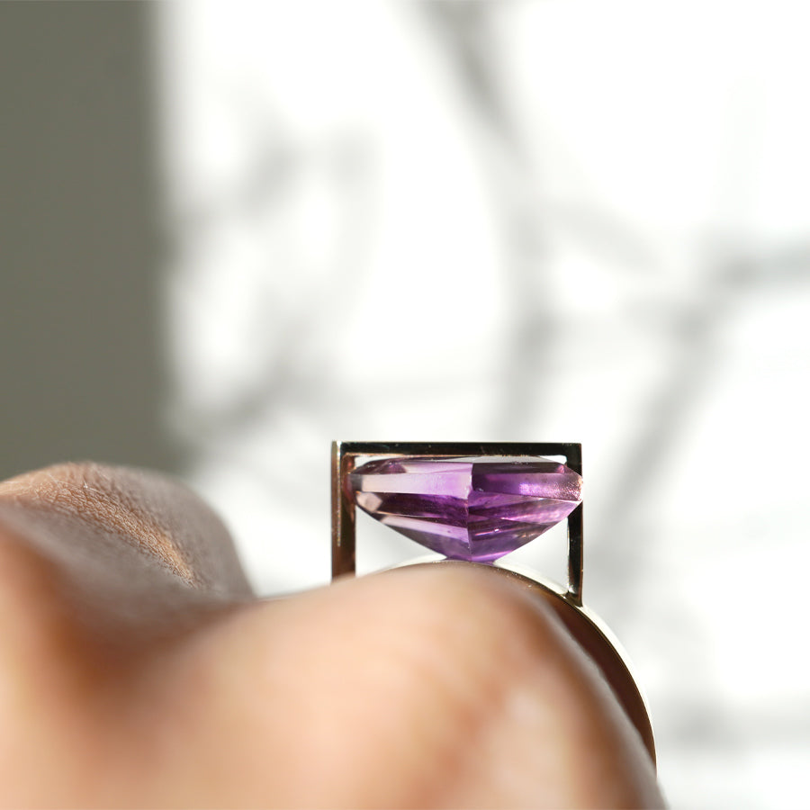 BAND RING AMETRINE#3718