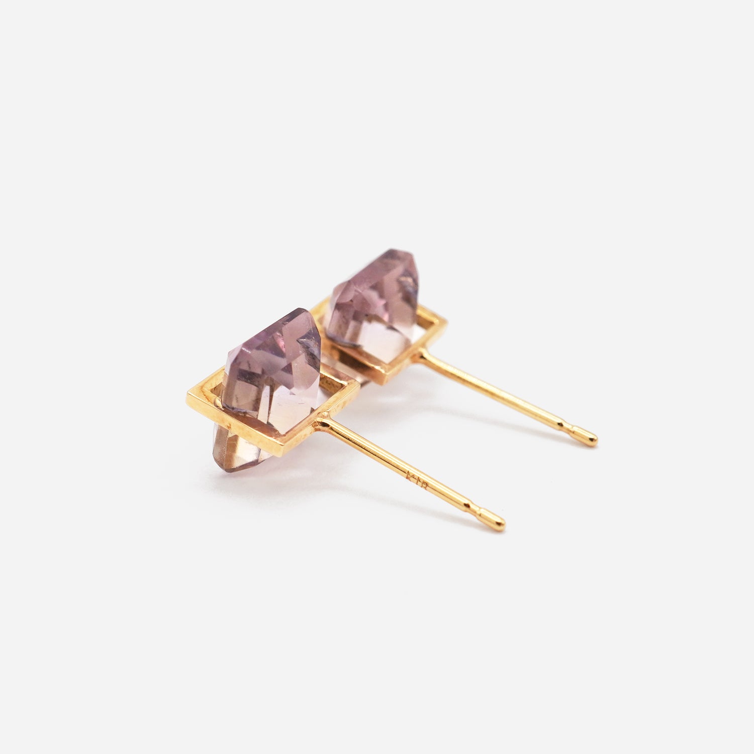 BAND EARRINGS AMETRINE #2948