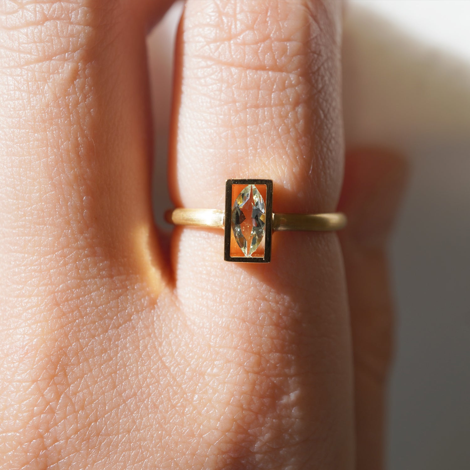 POSITION RING AQUAMARINE #3737