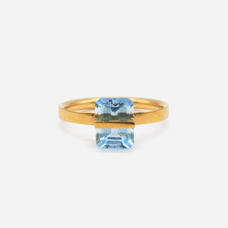 BAND RING AQUAMARINE #2747