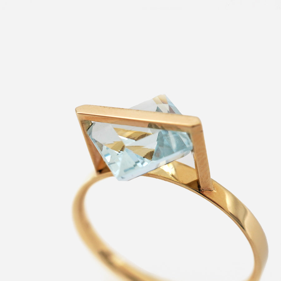 BAND RING AQUAMARINE #3366