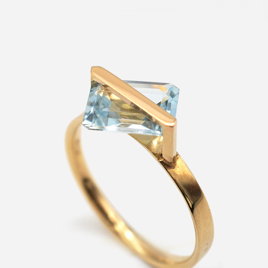 BAND RING AQUAMARINE#3984