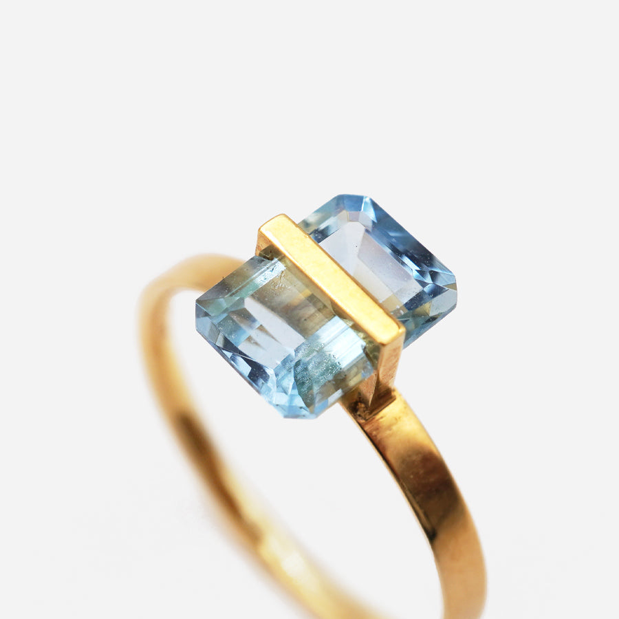BAND RING AQUAMARINE #2747