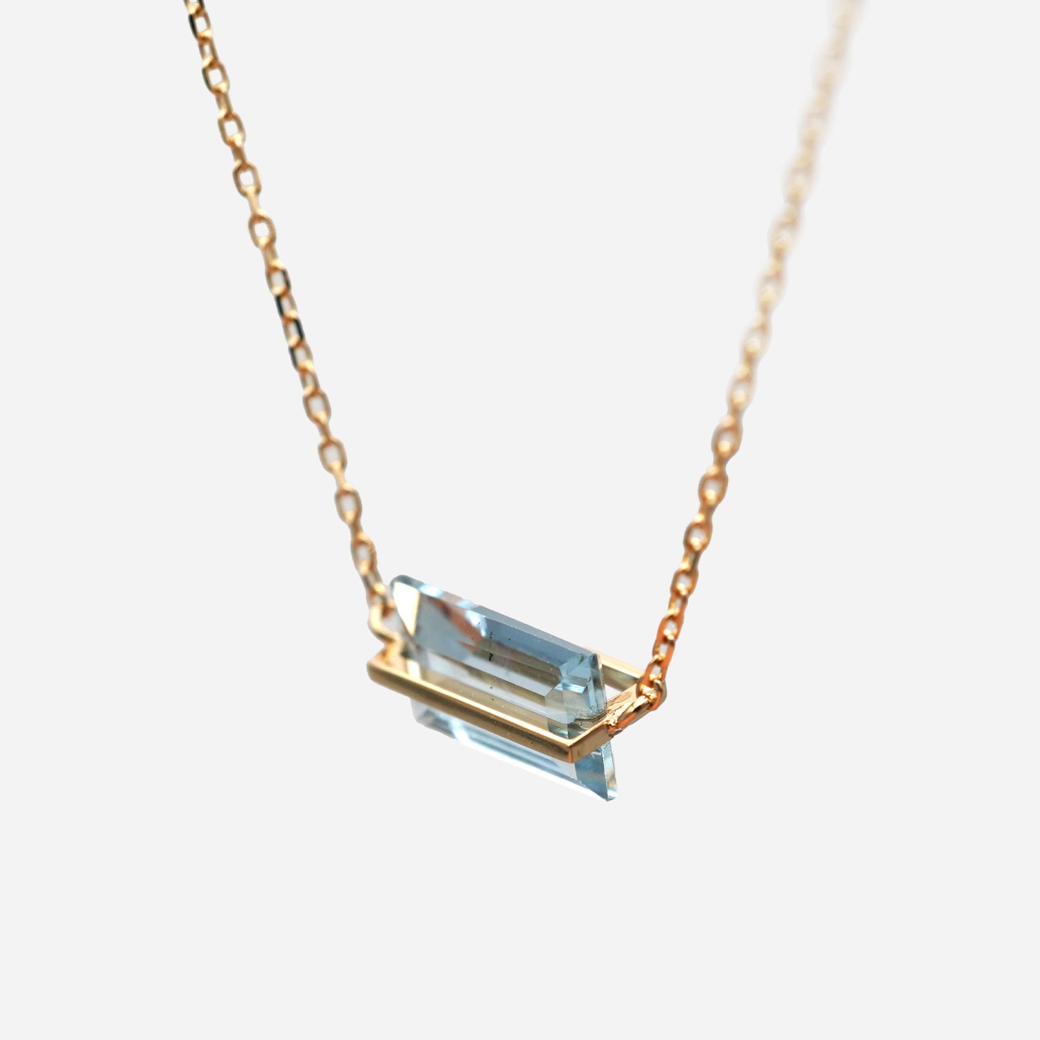 BAND NECKLACE AQUAMARINE #3335