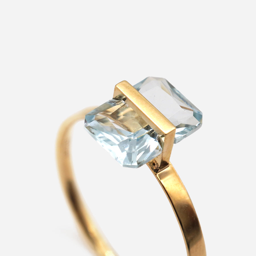 BAND RING AQUAMARINE#3664