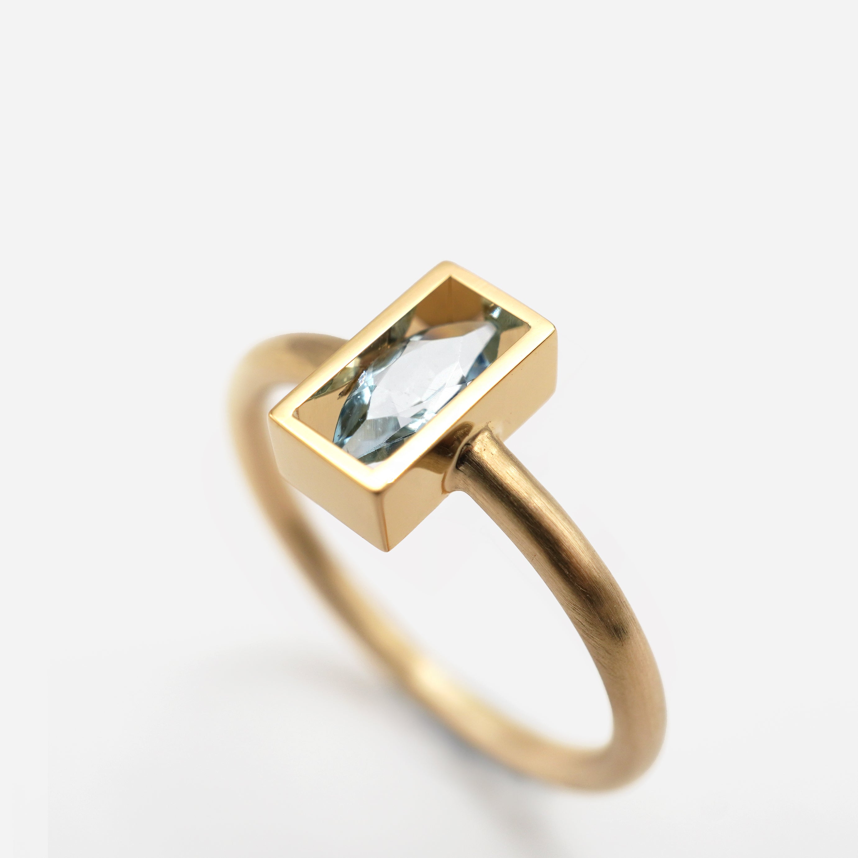 POSITION RING AQUAMARINE #3737