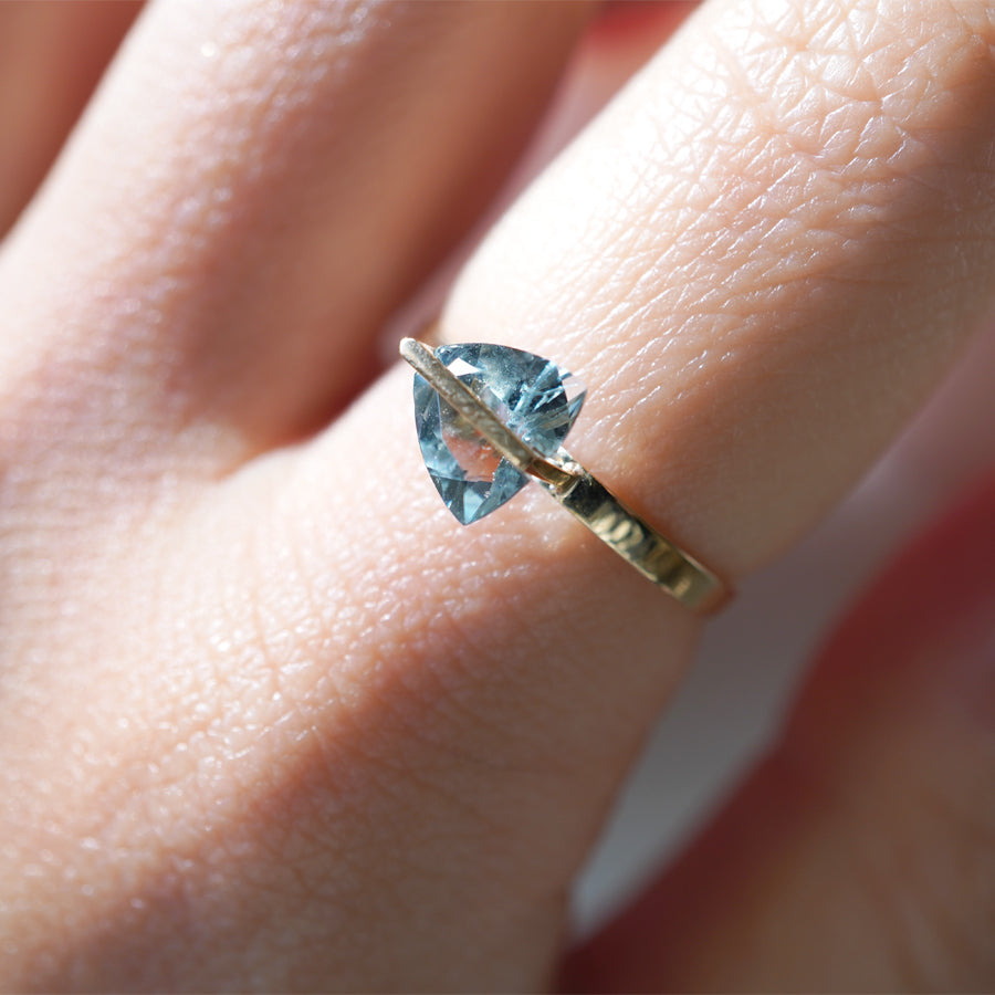 BAND RING AQUAMARINE#3786