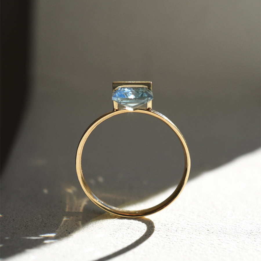 BAND RING AQUAMARINE#3664