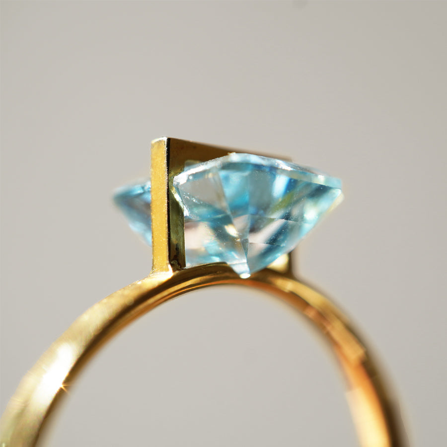 BAND RING AQUAMARINE #2747