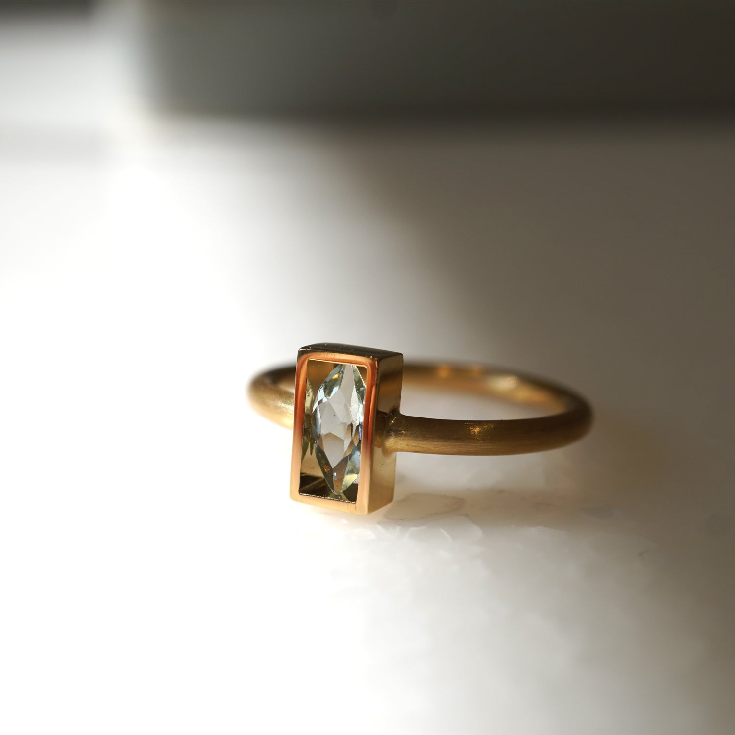 POSITION RING AQUAMARINE #3737