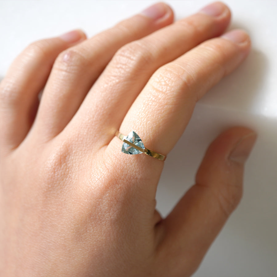 BAND RING AQUAMARINE#3786