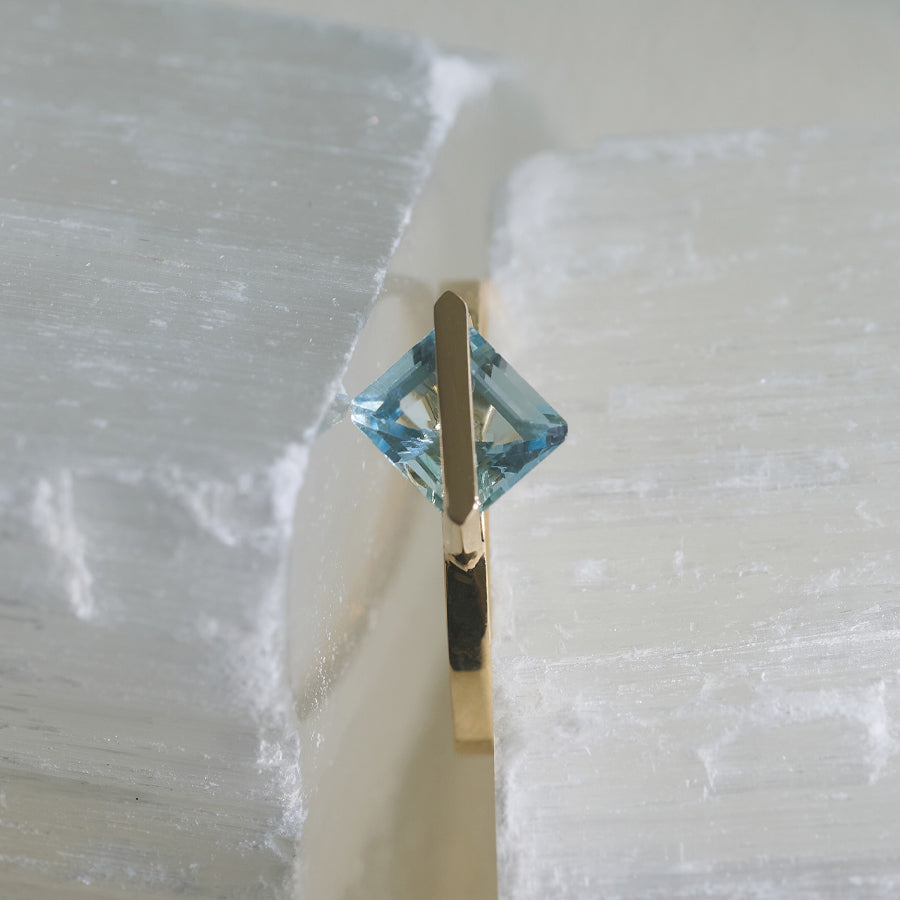 BAND RING AQUAMARINE#3929