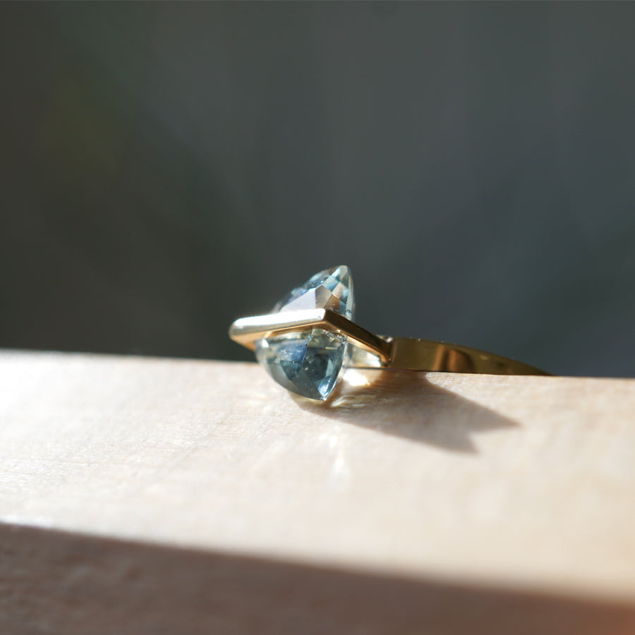 BAND RING AQUAMARINE#3786