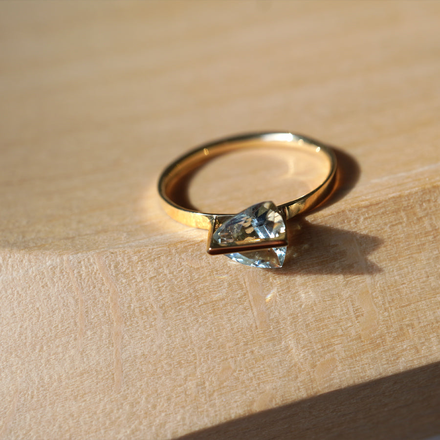 BAND RING AQUAMARINE#3786