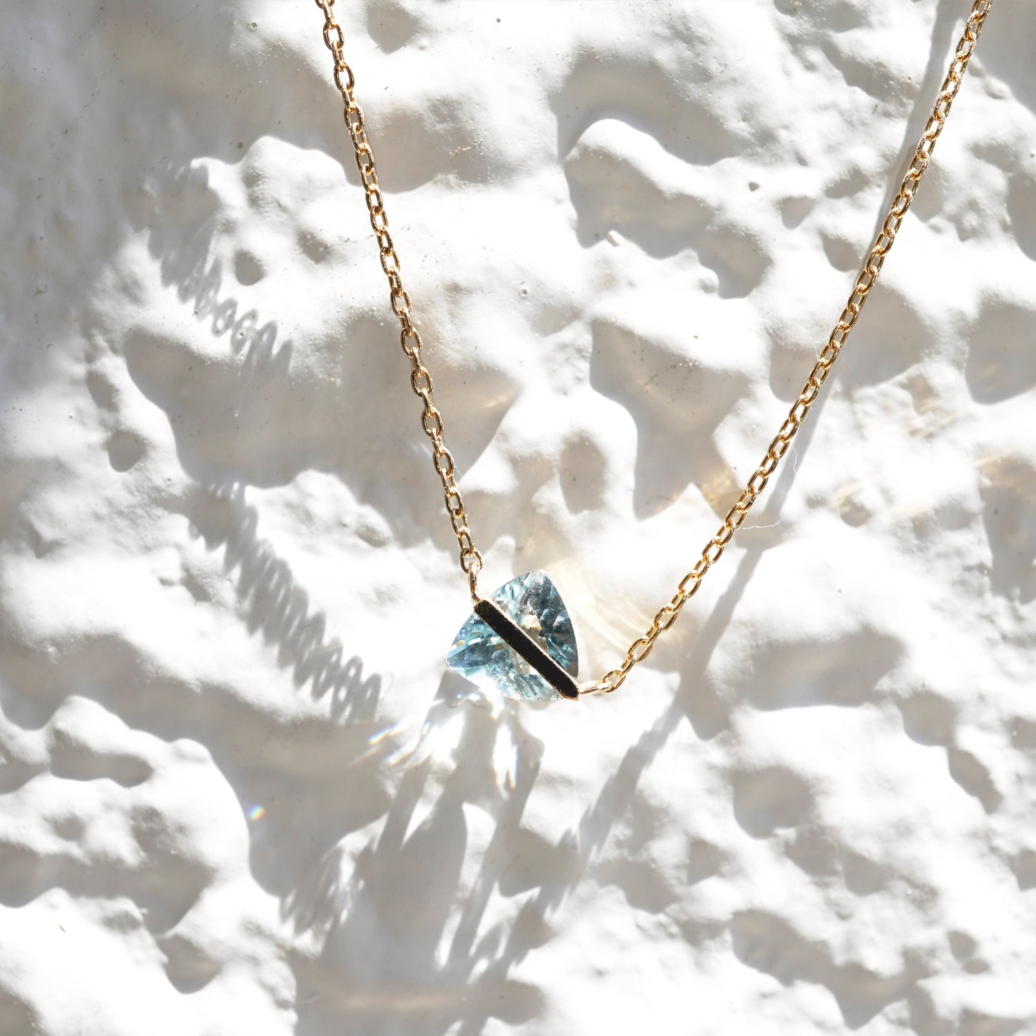 BAND NECKLACE AQUAMARINE #3000