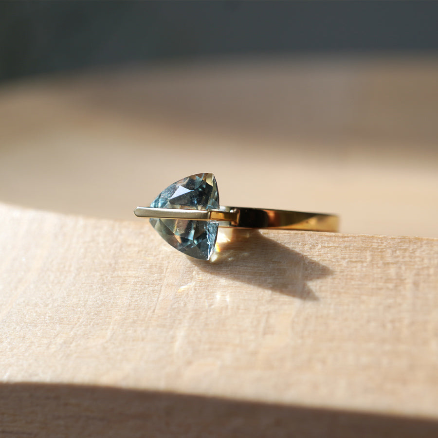 BAND RING AQUAMARINE#3786