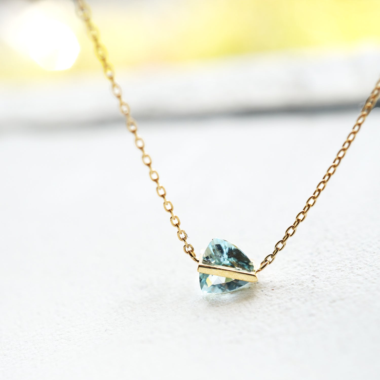 BAND NECKLACE AQUAMARINE #3000