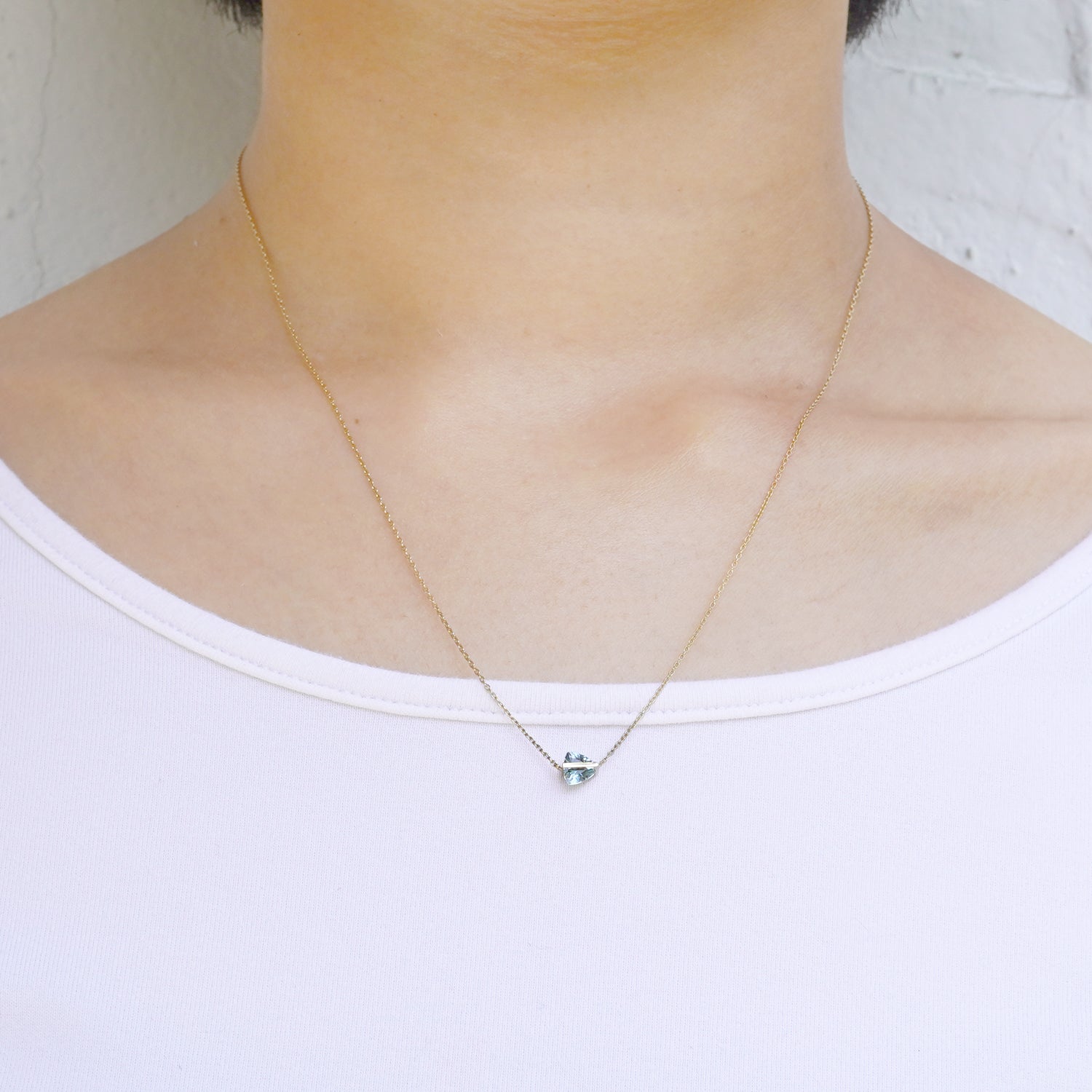 BAND NECKLACE AQUAMARINE #3000