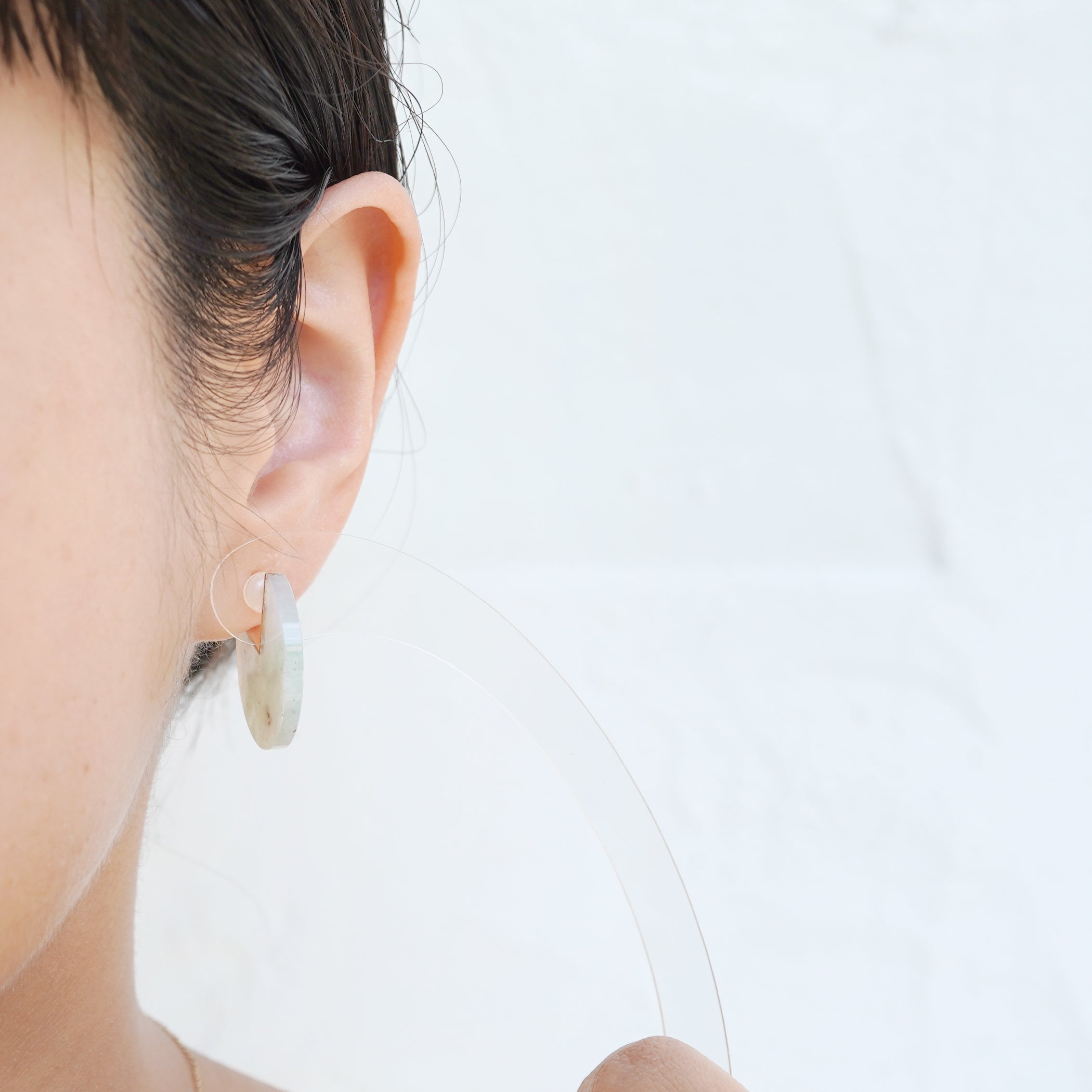 SLICE EARRINGS PAIR AQUAPRASE #3292