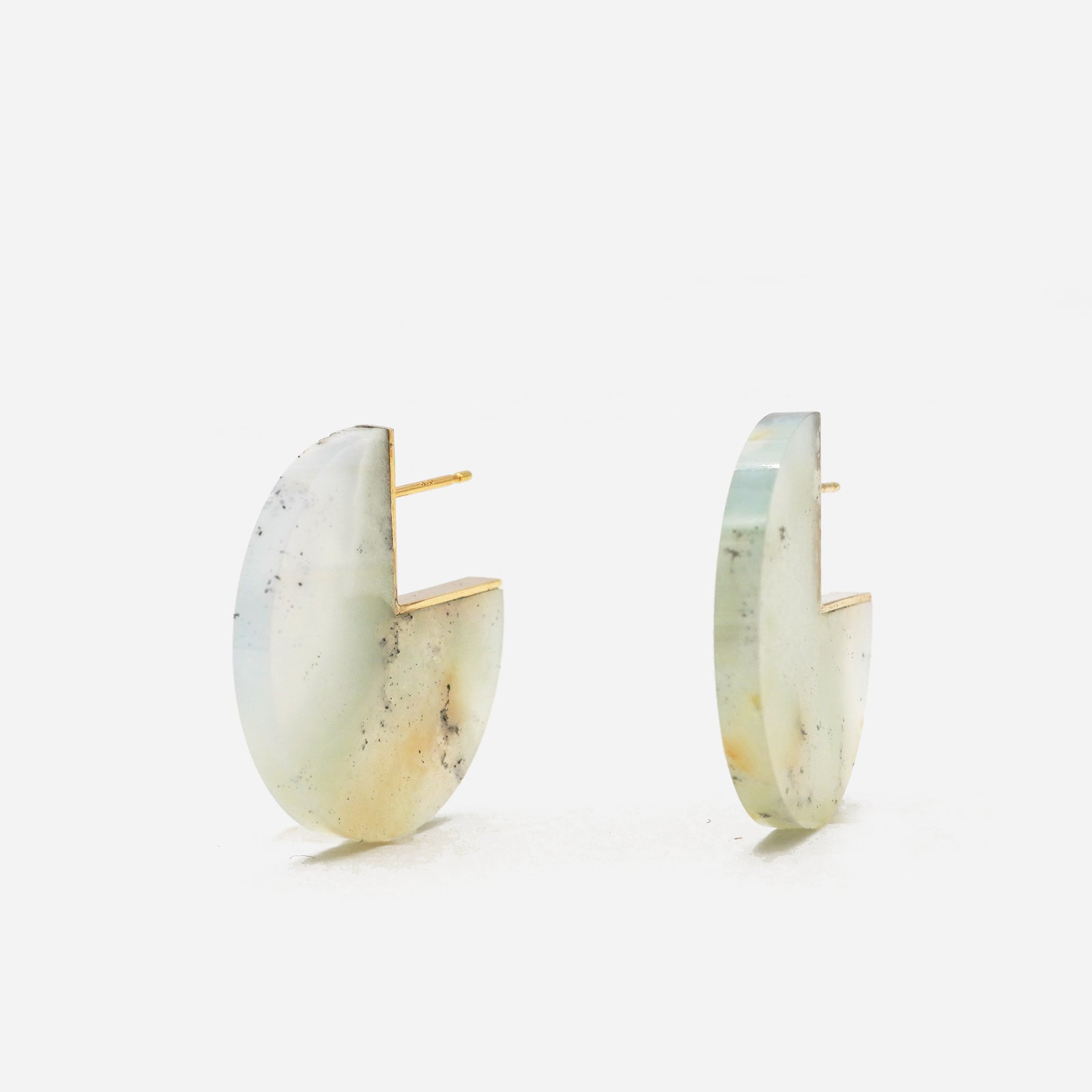 SLICE EARRINGS AQUAPRASE #3372