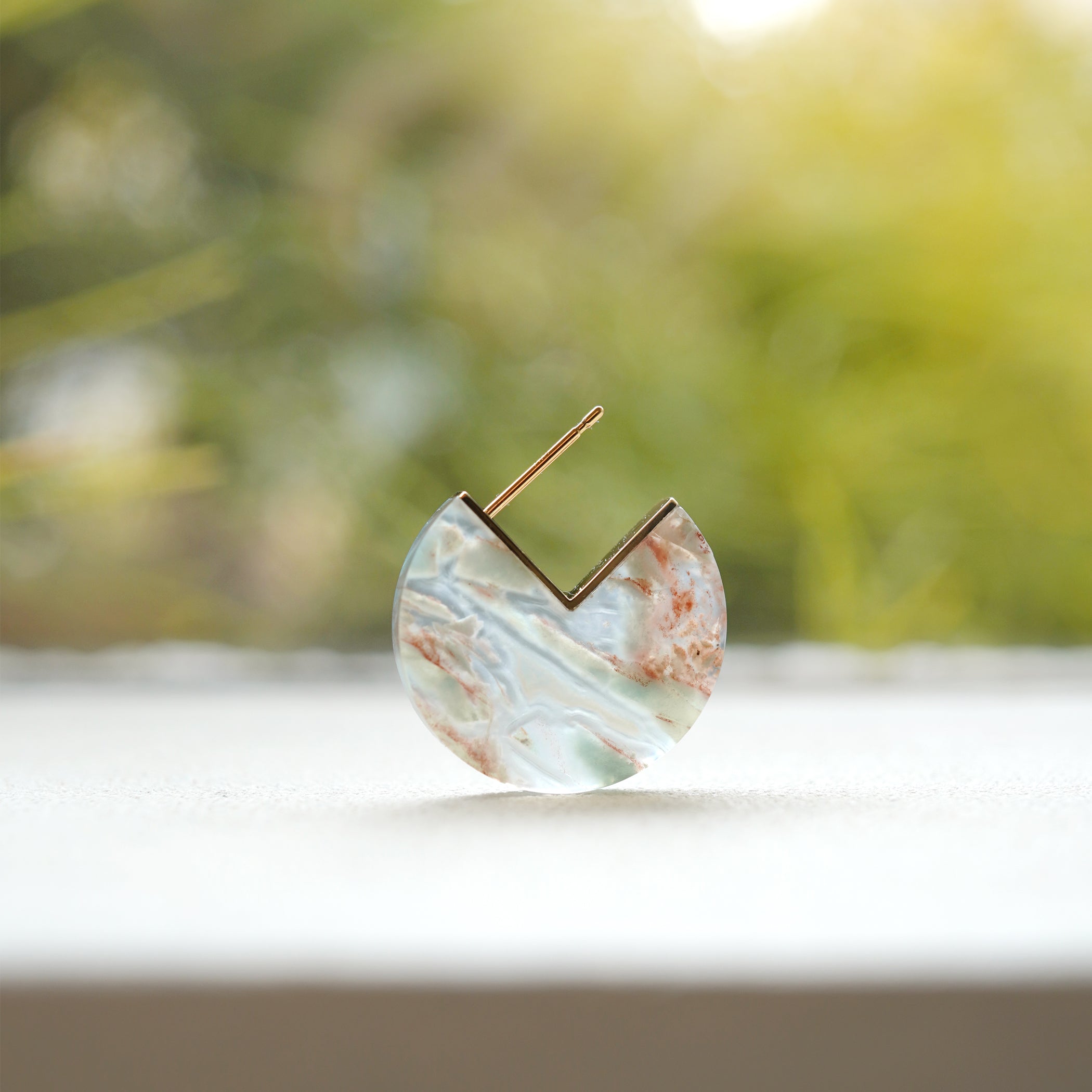 SLICE MINI EARRINGS SINGLE AQUAPRASE #3811