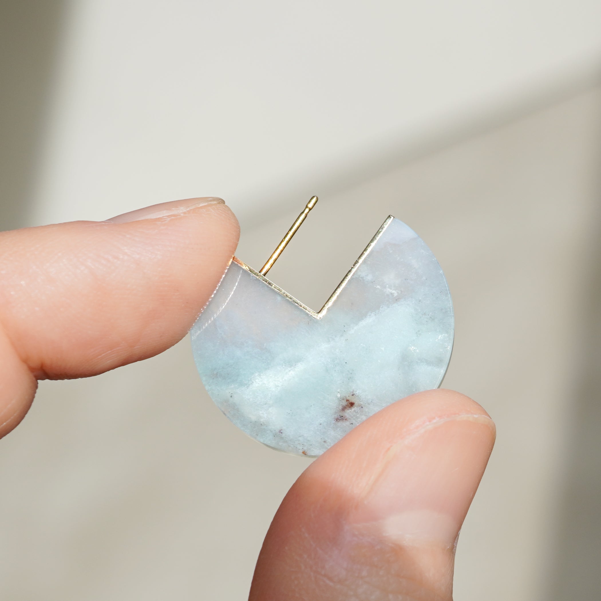 SLICE EARRINGS PAIR AQUAPRASE #3292