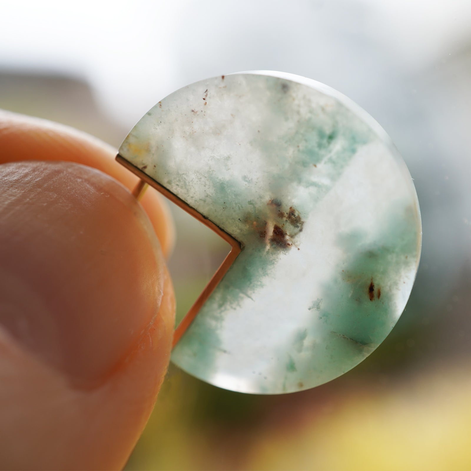 SLICE MINI EARRINGS SINGLE AQUAPRASE #3414