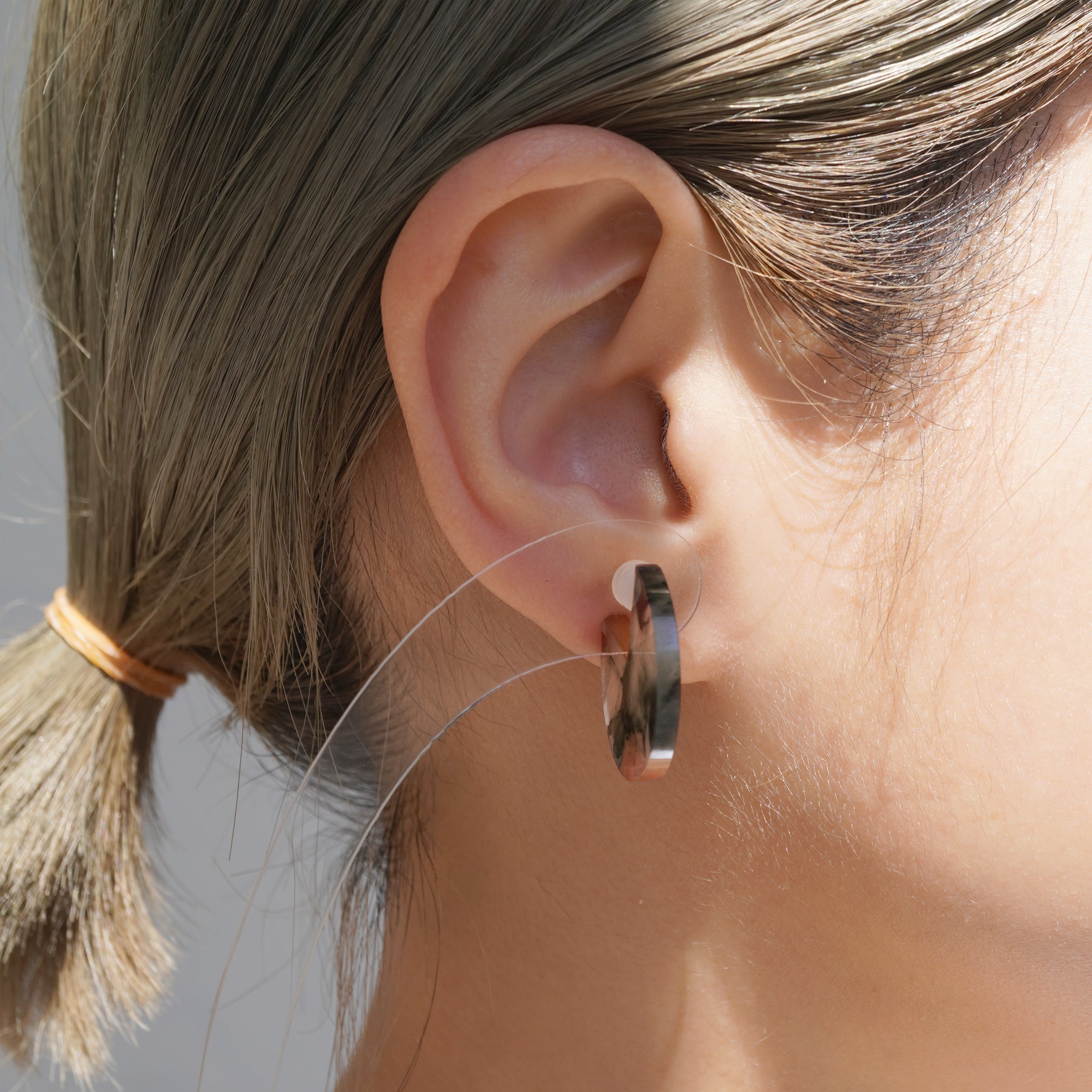 SLICE EARRINGS BLOODSTONE #3370