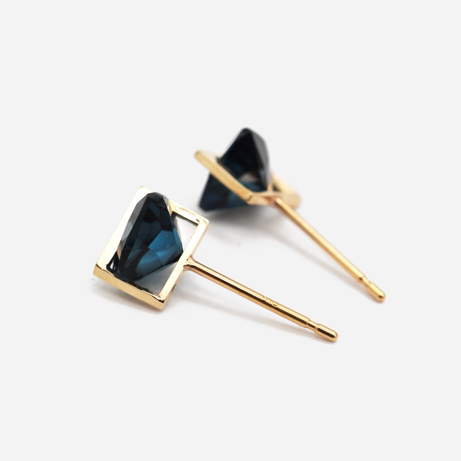 BAND EARRINGS BLUETOPAZ #3765