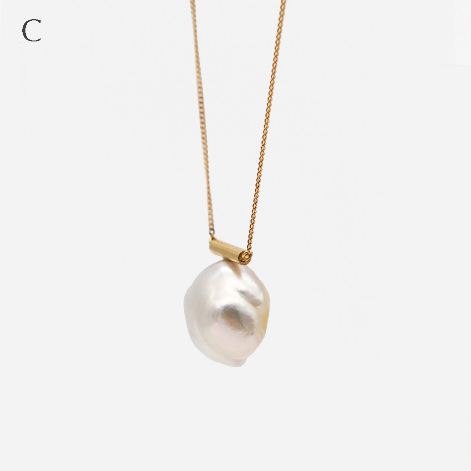 BAROQUE PEARL NECKLACE L