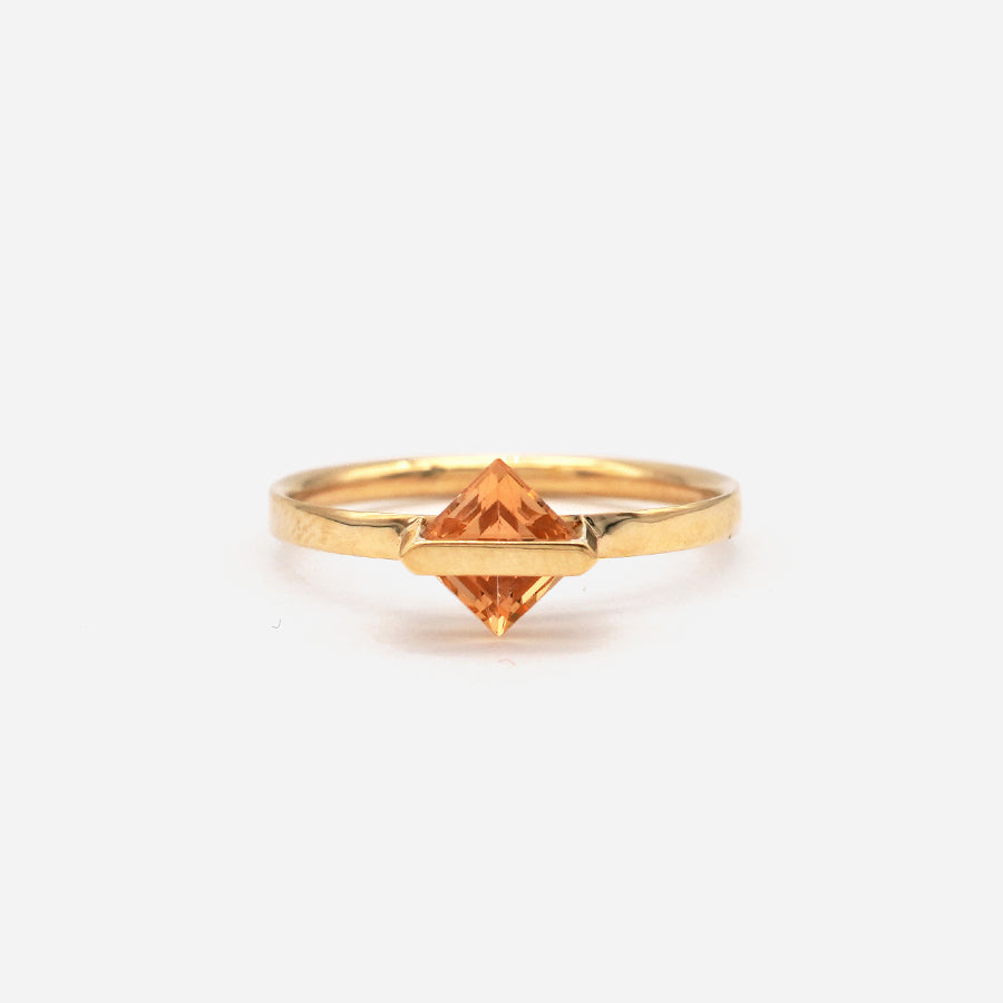 Citrine on sale band ring