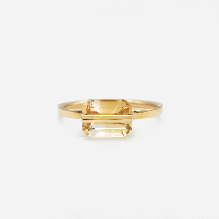 BAND RING CITRINE  #3177