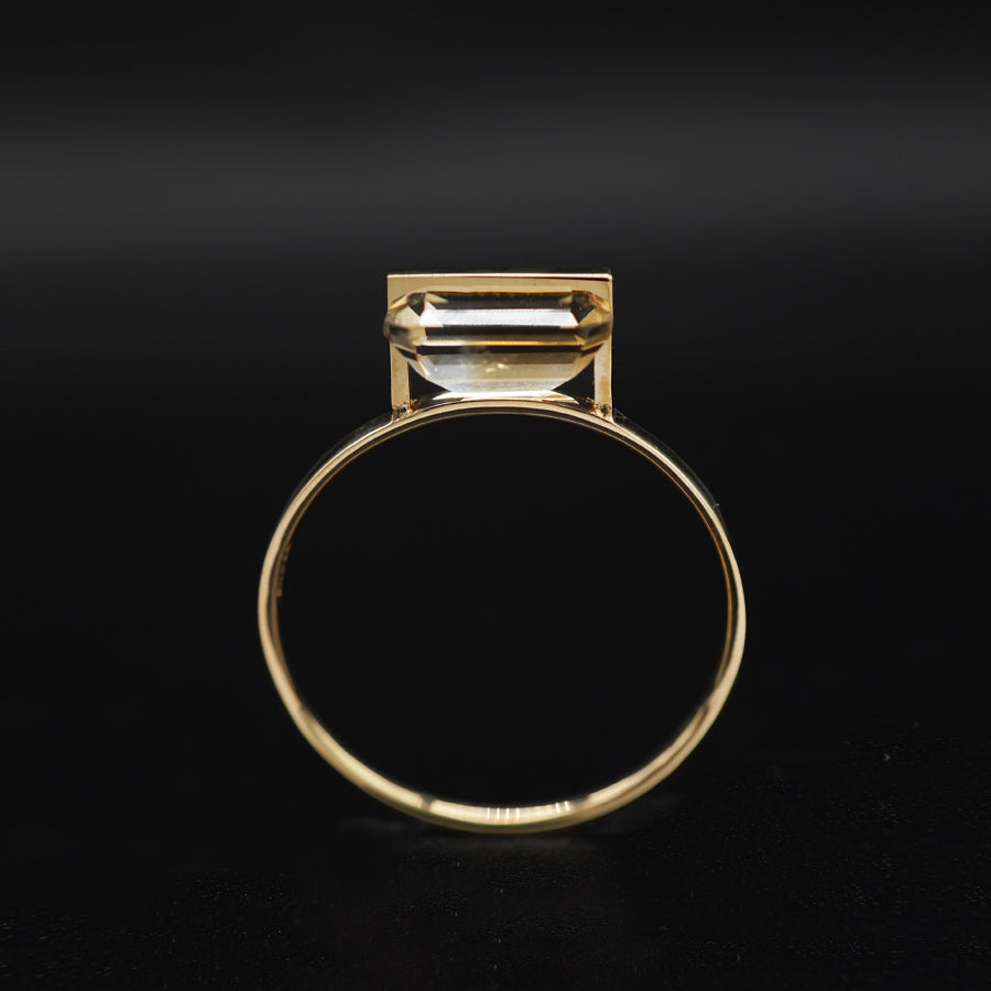 BAND RING CITRINE #3177