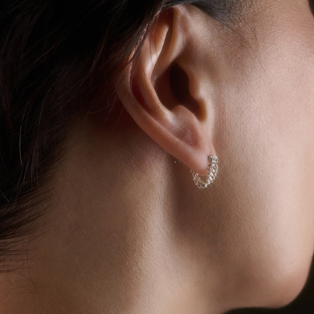 DENSITY EARRING SILVER