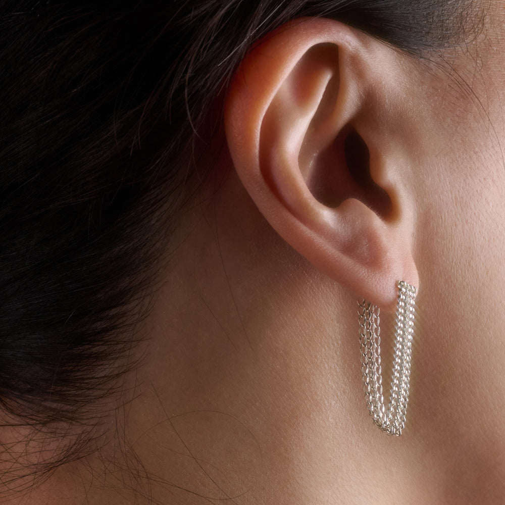 DENSITY EARRING SILVER