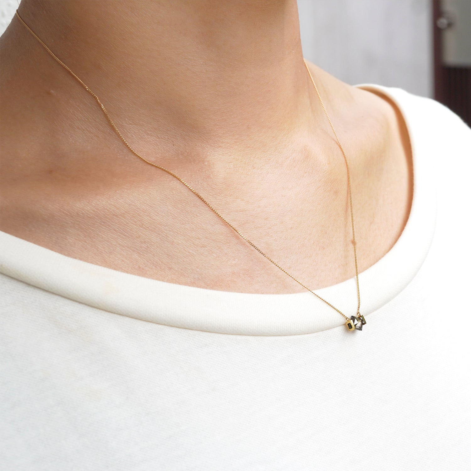 NATURAL DIAMOND NECKLACE #3119