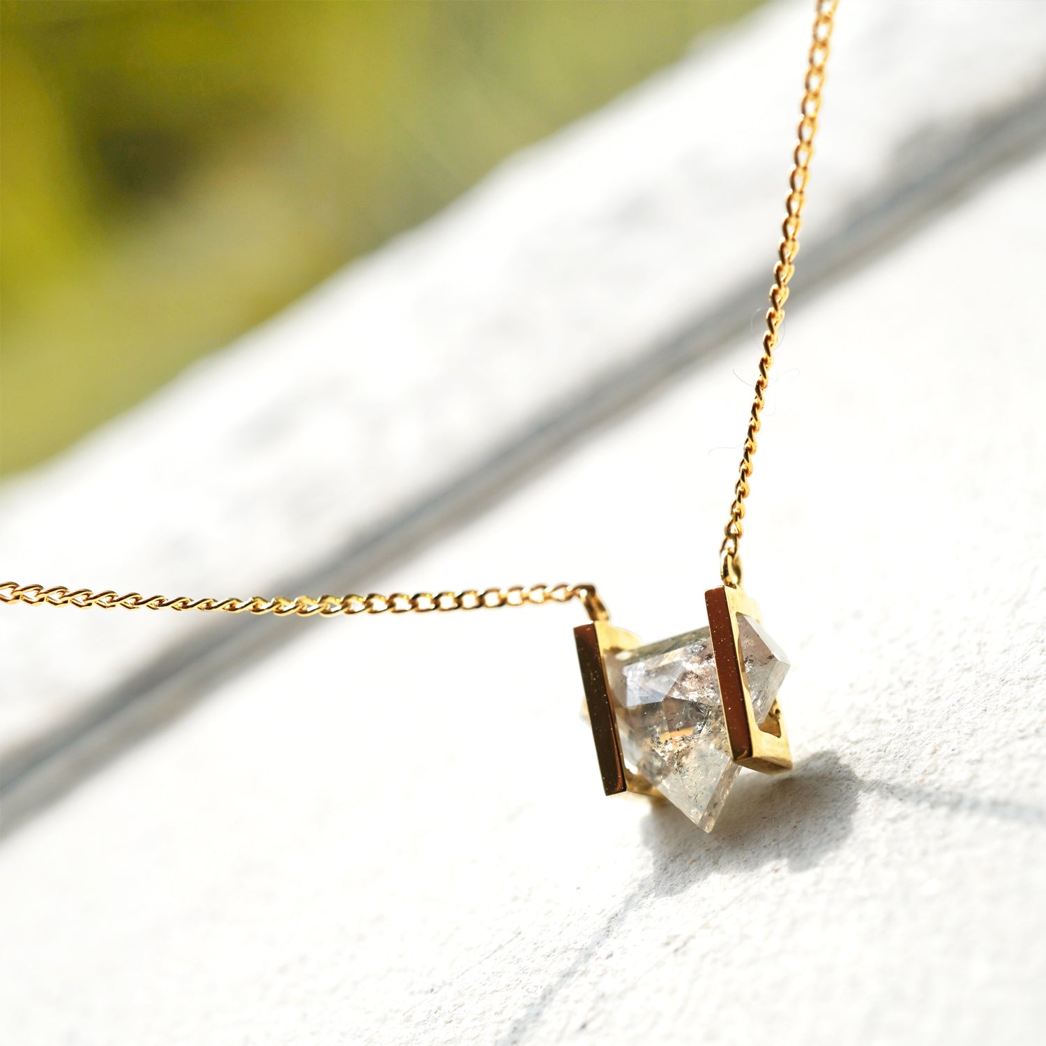 NATURAL DIAMOND NECKLACE #3022
