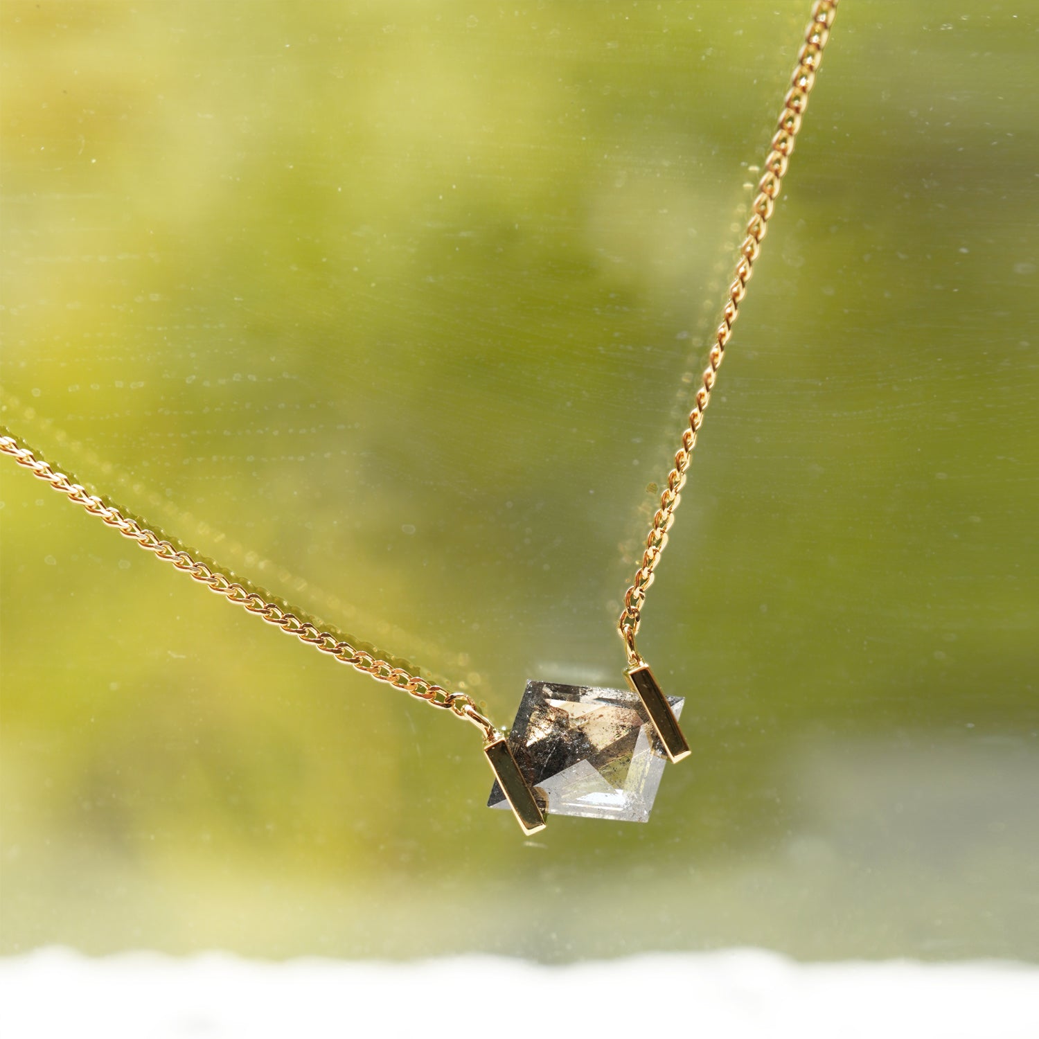 NATURAL DIAMOND NECKLACE #3119