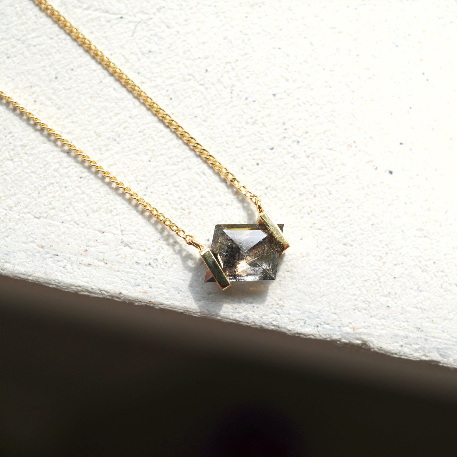 NATURAL DIAMOND NECKLACE #3119