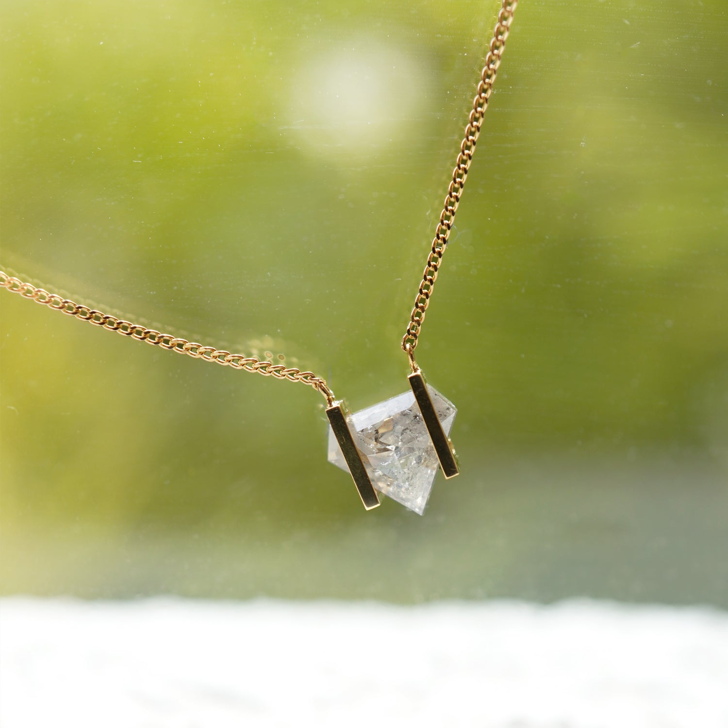 NATURAL DIAMOND NECKLACE #3022